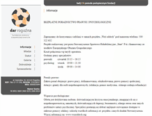 Tablet Screenshot of fundacja.rogozno.pl